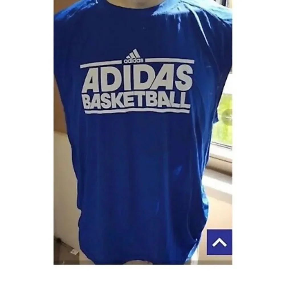 2 Autographs ADIDAS NBA BASKETBALL MEN'S T SHIRT CLIMALITE L